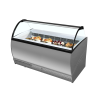 Vitrine pour glace en bac
