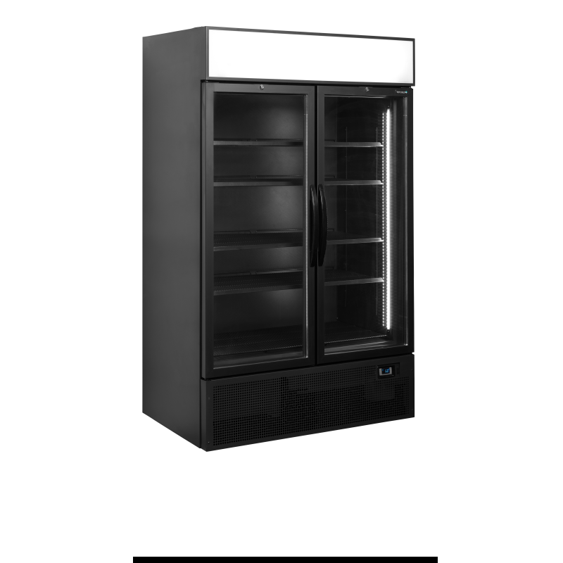 Vitrine réfrigérée noire
