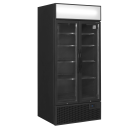 Vitrine réfrigérée noire