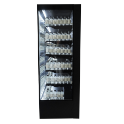 Vitrine réfrigérée murale Noir - MARCO 2500X740X2050mm- CLASSE B