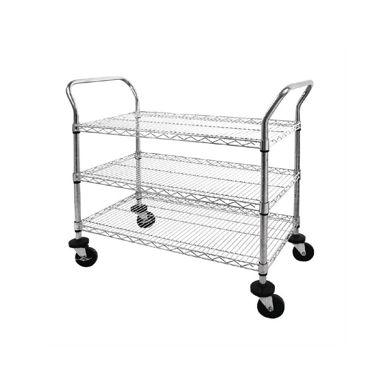 Equipement professionnel cuisine - %category_name% : Chariot inox - 2 niveaux Equipement professionnel cuisine - %category_name% : Chariot inox - 2 niveaux