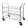 Equipement professionnel cuisine - %category_name% : Chariot inox - 2 niveaux