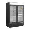 Equipement professionnel cuisine - %category_name% : Armoire réfrigérée négative - 2 Portes - 960 litres - Noire 1253L 710P 20