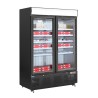 Equipement professionnel cuisine - %category_name% : Armoire réfrigérée négative - 2 Portes - 960 litres - Noire 1253L 710P 20