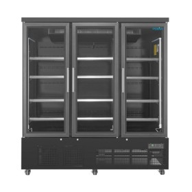 Armoire réfrigérée vitrée positive - 3 portes - 1156 L - Roulettes - POLAR