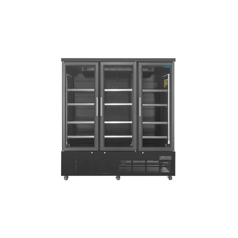 Equipement professionnel cuisine - %category_name% : Armoire réfrigérée vitrée positive - 3 portes - 1390 L - Roulettes - Clas