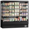 Equipement professionnel cuisine - %category_name% : Vitrine réfrigérée libre service noir 1500mm