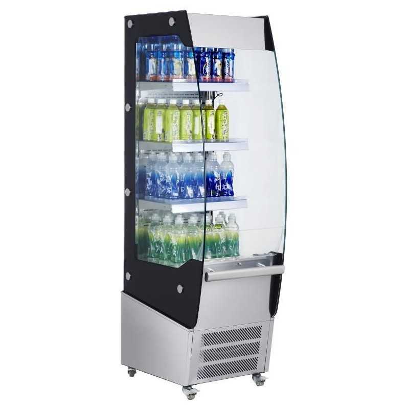 Vitrine Réfrigérée murale POLAR - 220 litres - 3 étagères - Avec éclairage - Classe N