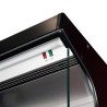 Vitrine murale noire/bleu 1230 x 725 x 1900