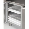 Meuble à pizza Tropicalisé 2 portes 580L + tiroirs + roulettes 9 x GN1/3 - GASTROMASTRO