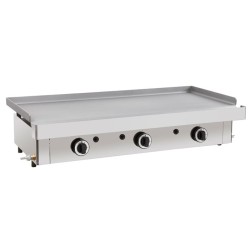 PLANCHA GAZ INOX PROFESSIONNELLE 820 x 510 x 235 mm