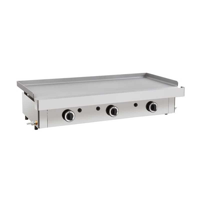 PLANCHA GAZ INOX PROFESSIONNELLE 820 x 510 x 235 mm