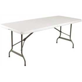 Table pliable blanche