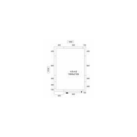 Chambre froide positive - 1500x2100x2010mm - 4,8 m³ - GASTROMASTRO