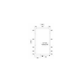 Chambre froide positive - 1200x2100x2010mm - 3,7 m³ - GASTROMASTRO