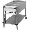 Chariot bain marie 3*GN1/1