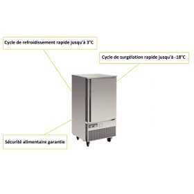 Cellule de refroidissement froid 3x GN 1/1- GASTROMASTRO