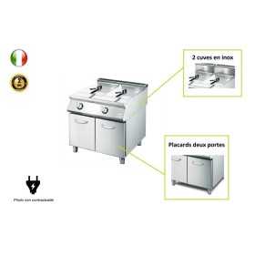 Friteuse Electrique Monobloc 2x10 litres GASTROMASTRO SERIE 700