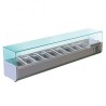 Saladette 9 BACS GN 1/3 inox- Classe N -Gastromastro