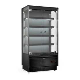 Vitrine murale noire/bleu 1230 x 725 x 1900
