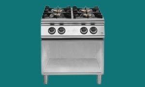 Réchaud gaz professionnel - cuisinière feu vif