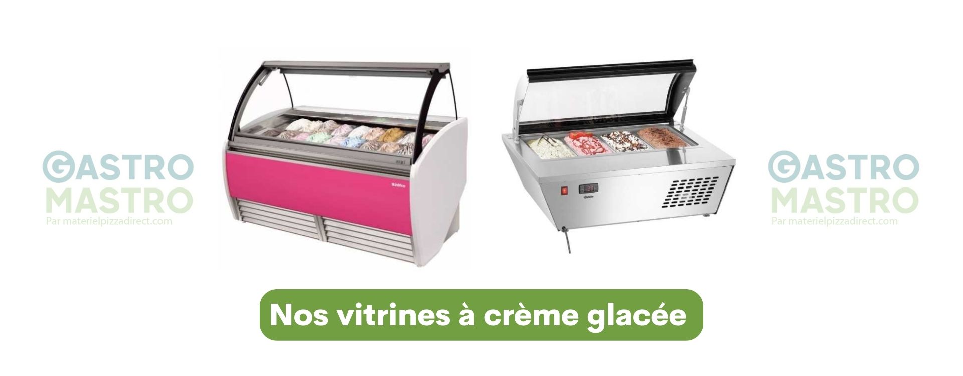 vitrines à crème glacée