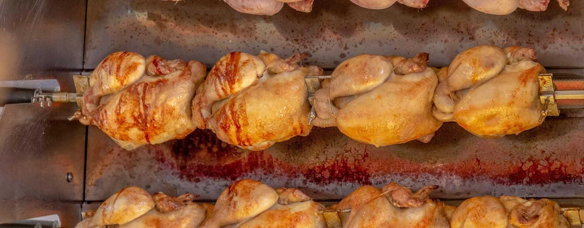 Mini rôtissoire à gaz pour 9 poulets 